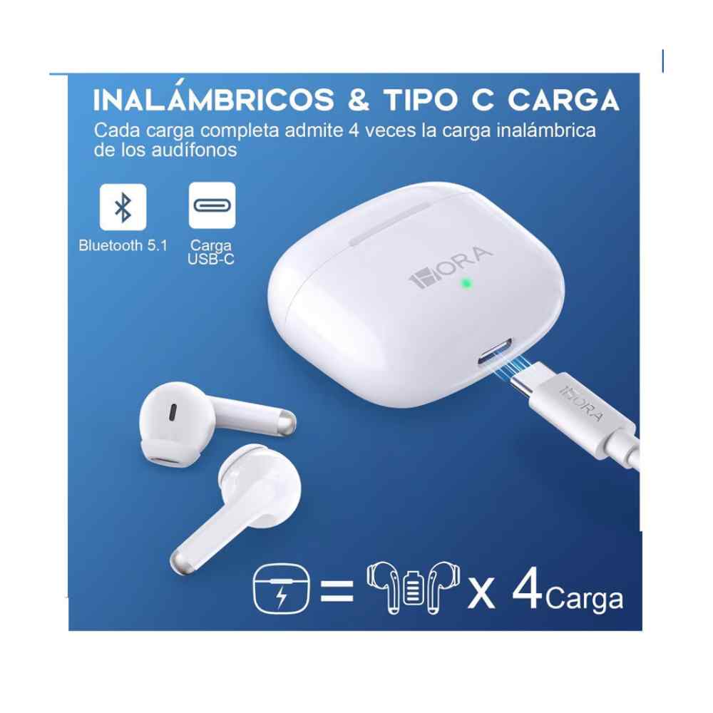1Hora AUT 203, audifonos inalámbricos, Bluetooth