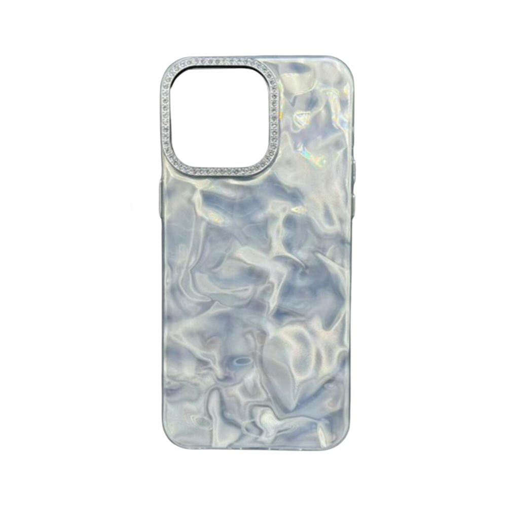 Case Ocean con piedrería para iPhone 11/13/14/15/Pro/Max