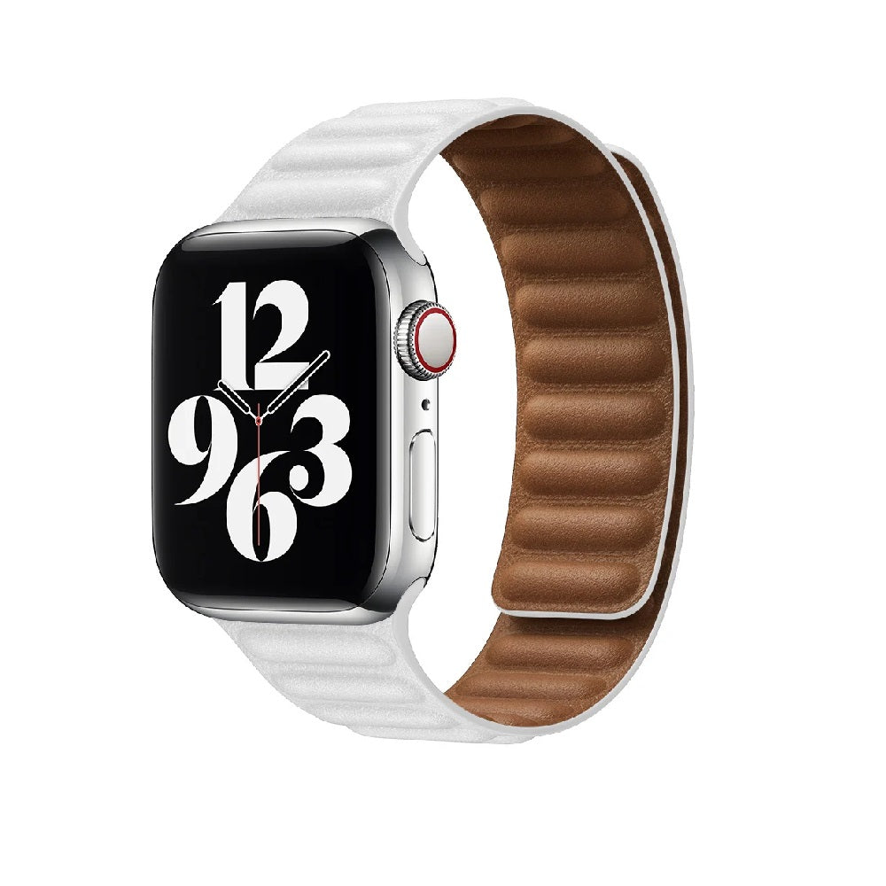 Correa de cuero imantada para Apple Watch 4/5/6/7/8/9/SE/Ultra