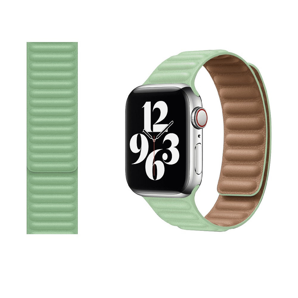 Correa de cuero imantada para Apple Watch 4/5/6/7/8/9/SE/Ultra