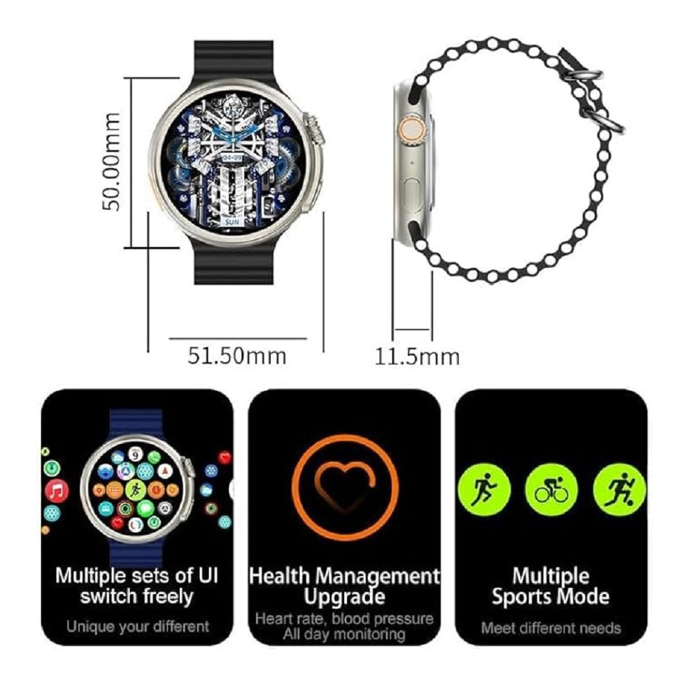 Smartwatch z78 Ultra, Amoled Big 1.52