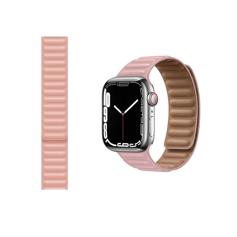 Correa de cuero imantada para Apple Watch 4/5/6/7/8/9/SE/Ultra