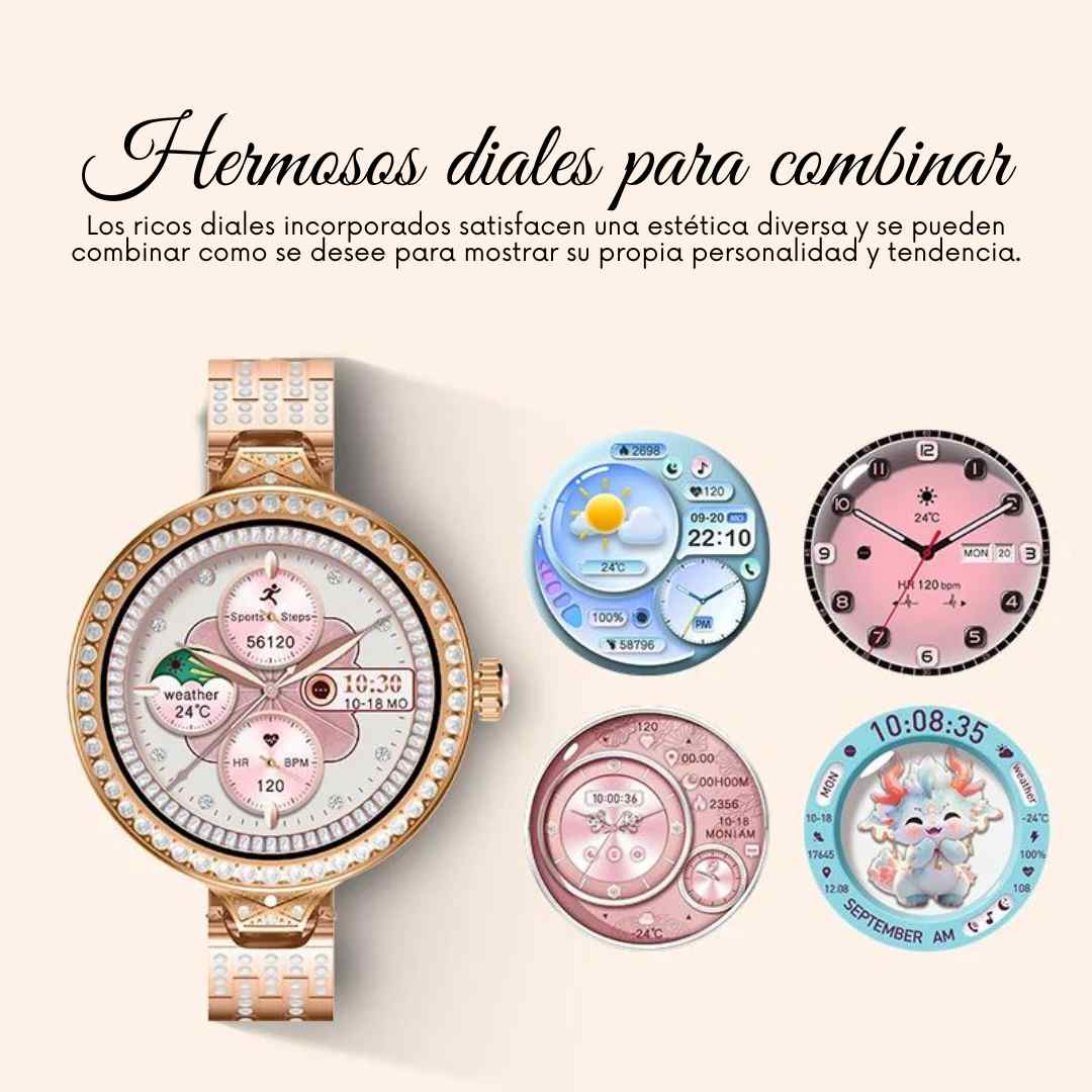 HW16 MINI Smart Watch Mujer NFC Bluetooth Llamada Música Cámara Asistente de voz Monitor de ritmo cardíaco Reloj inteligente para mujer