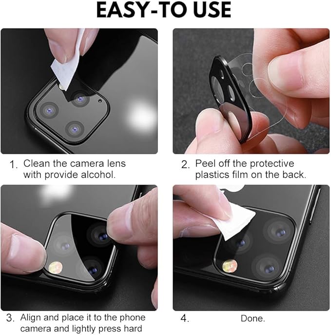 Protector de cámara completa para Iphone 11/12/13/14/15 Pro/Max