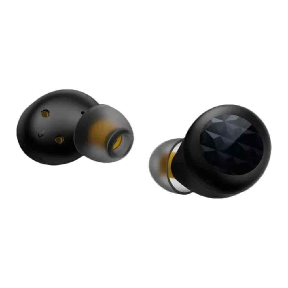 Realme Q2 negro, audifonos inalámbricos, Bluetooth