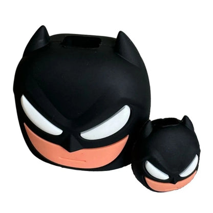Funda De Silicona Para Cargador 20w Iphone- Diseño Batman Negro