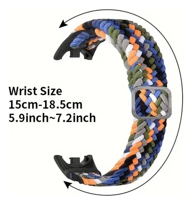 Correa De Nylon Trenzada Loop Para Xiaomi Smart Band 8/9/10