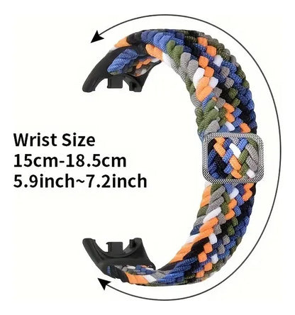 Correa De Nylon Trenzada Loop Para Xiaomi Smart Band 8/9/10