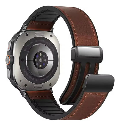 Correa De Cuero Imantada Para Samsung Galaxy Watch Ultra 47mm