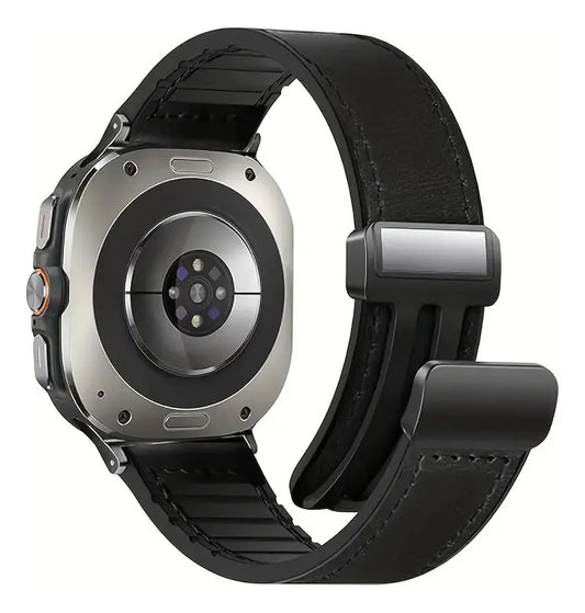 Correa De Cuero Imantada Para Samsung Galaxy Watch Ultra 47mm