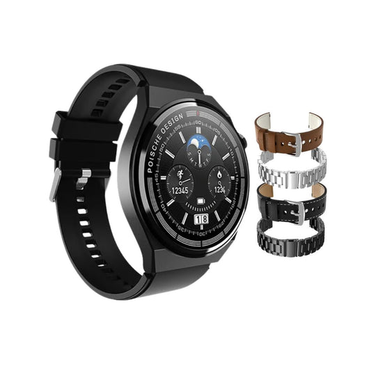 Smartwatch GT3 MAX, con 3 correas intercambiables, reloj inteligente GPS, llamadas, NFC, Bluetooh