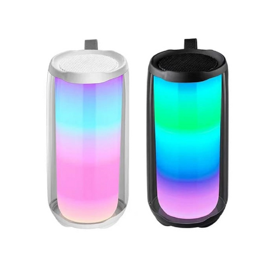 PARLANTE INALÁMBRICO PLUSE 5 BLUETOOTH LUZ LED WHITE