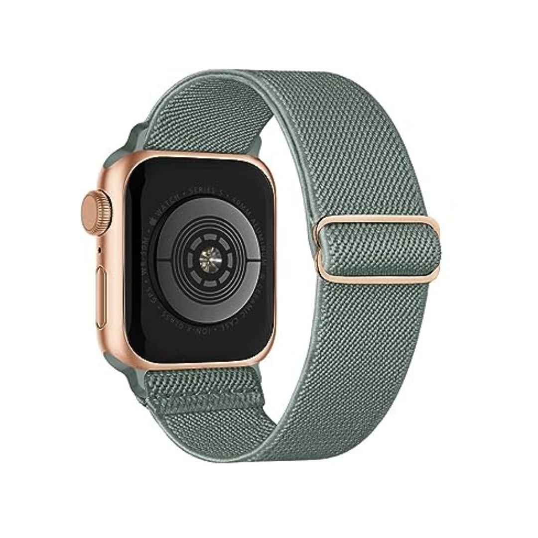 Bandas elásticas de nylon compatibles con Apple Watch 6/5/4/3/2/1 SE
