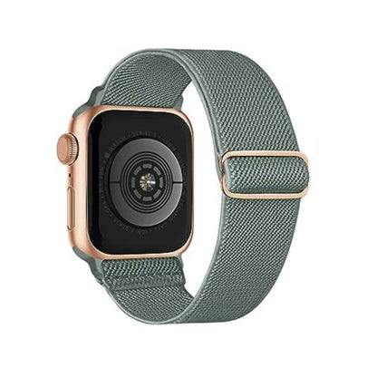 Bandas elásticas de nylon compatibles con Apple Watch 6/5/4/3/2/1 SE
