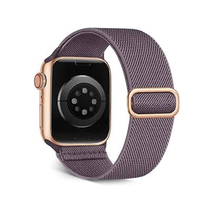 Bandas elásticas de nylon compatibles con Apple Watch 6/5/4/3/2/1 SE