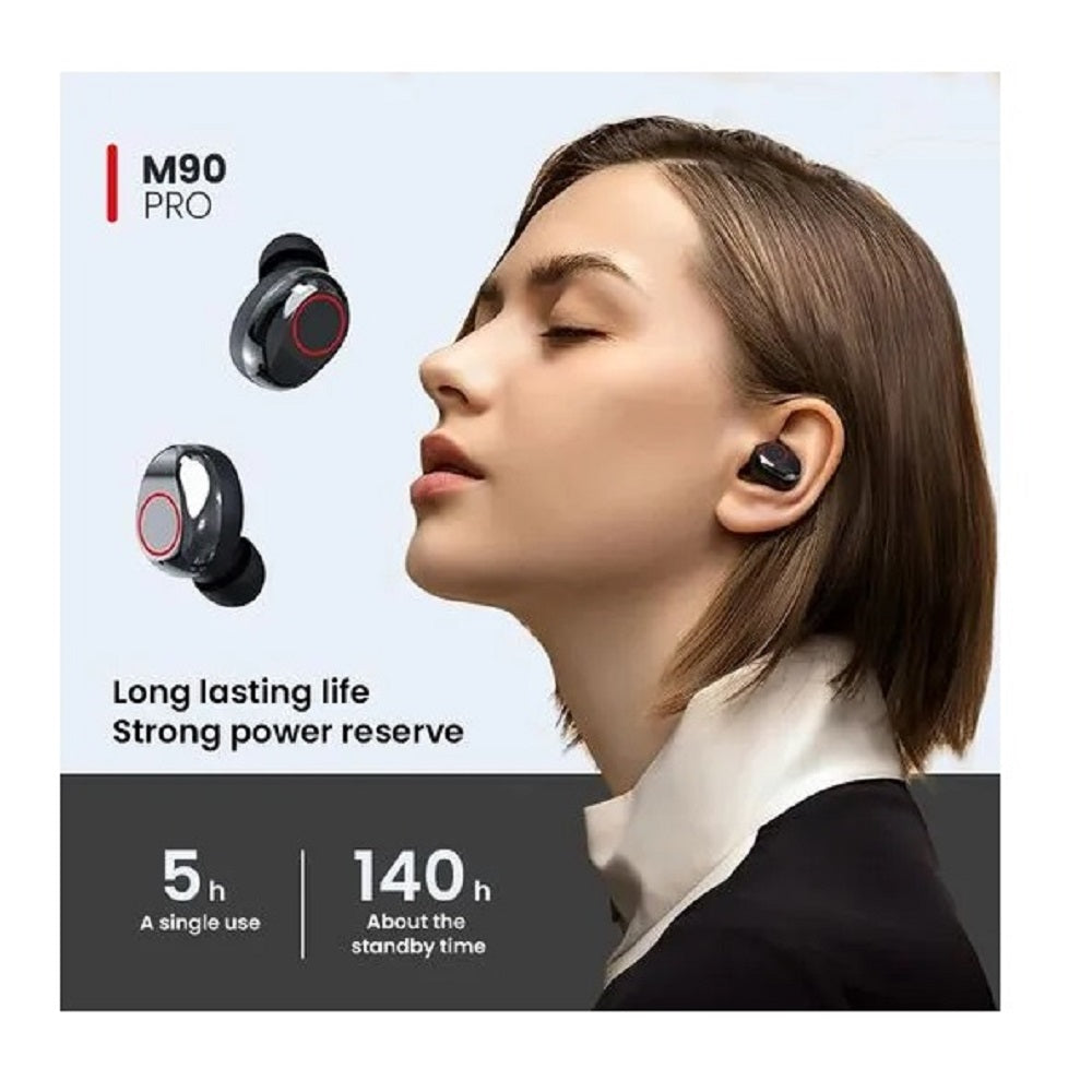 Auriculares Bluetooth 5.4 – Reducción De Ruido ENC, IPX7 Impermeable, Carga Rápida USB-C, Color Amarillo