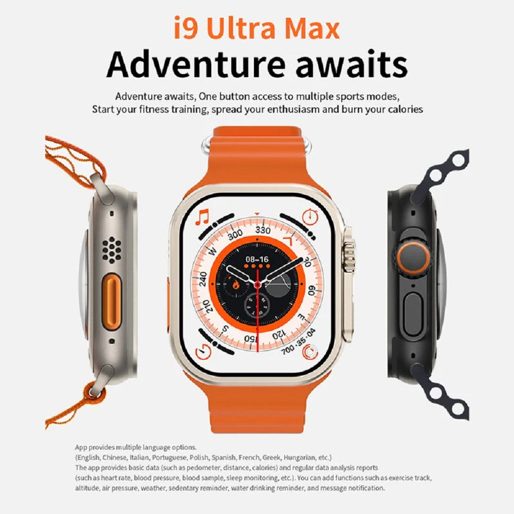 Smart Watch I9 Ultra Max, Bluehtooh, NFC