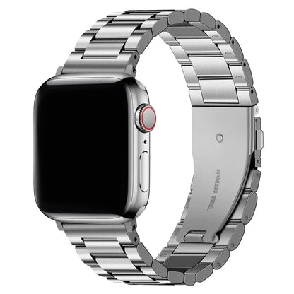 Correa de acero en eslabones para Apple Watch 4/5/6/7/8/9/SE/Ultra