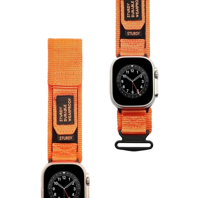 Correa de nylon estilo deportivo para Apple watch 4/5/6/7/8/9/SE/Ultra
