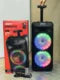 ZQS8211 bocina Dual de 8 pulgadas, sonido de Karaoke de fiesta portátil de graves superpesados, altavoces inalámbricos Bluetooth para exteriores de alta potencia, pico de 80W
