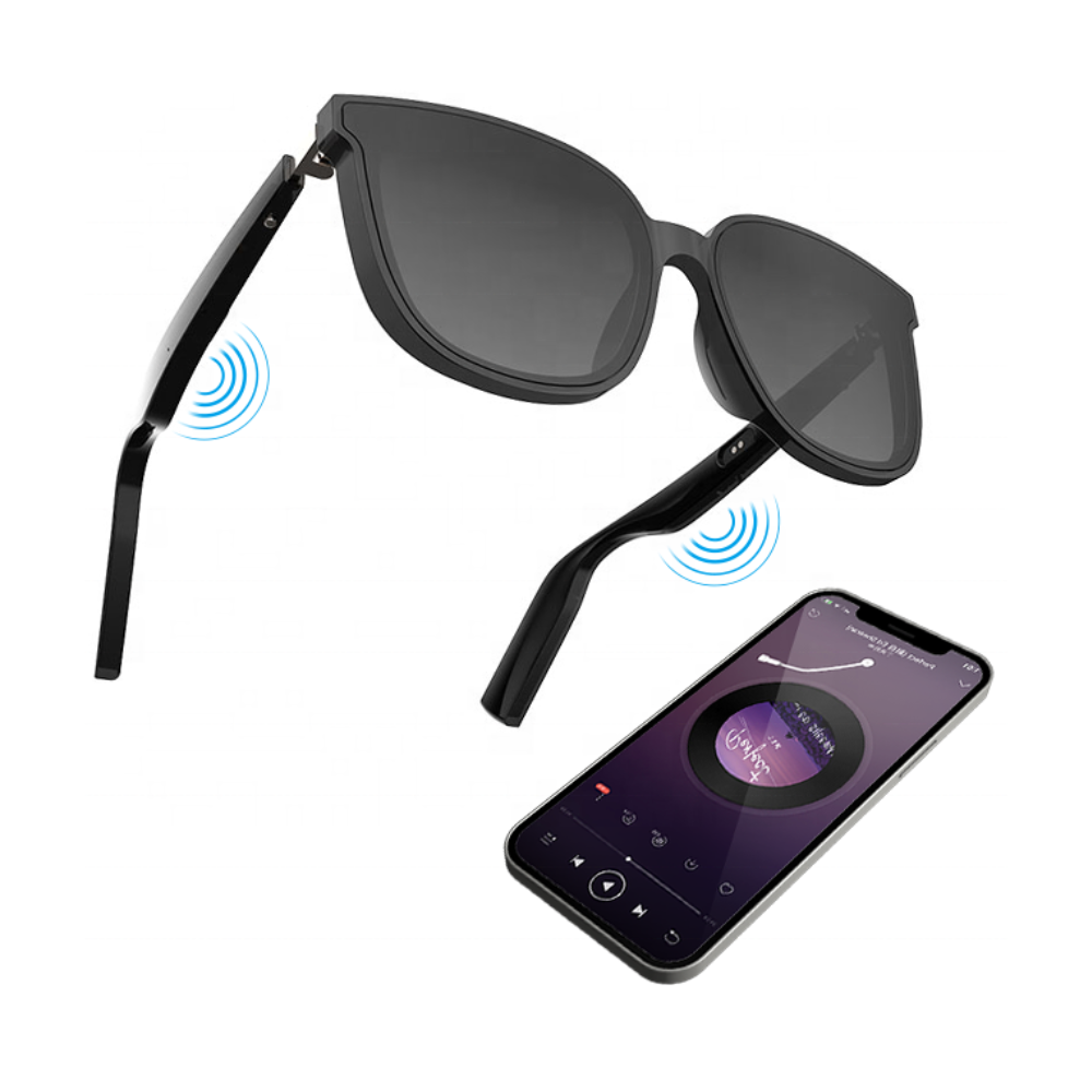 Lentes de sol modernos con audifonos Bluetooth