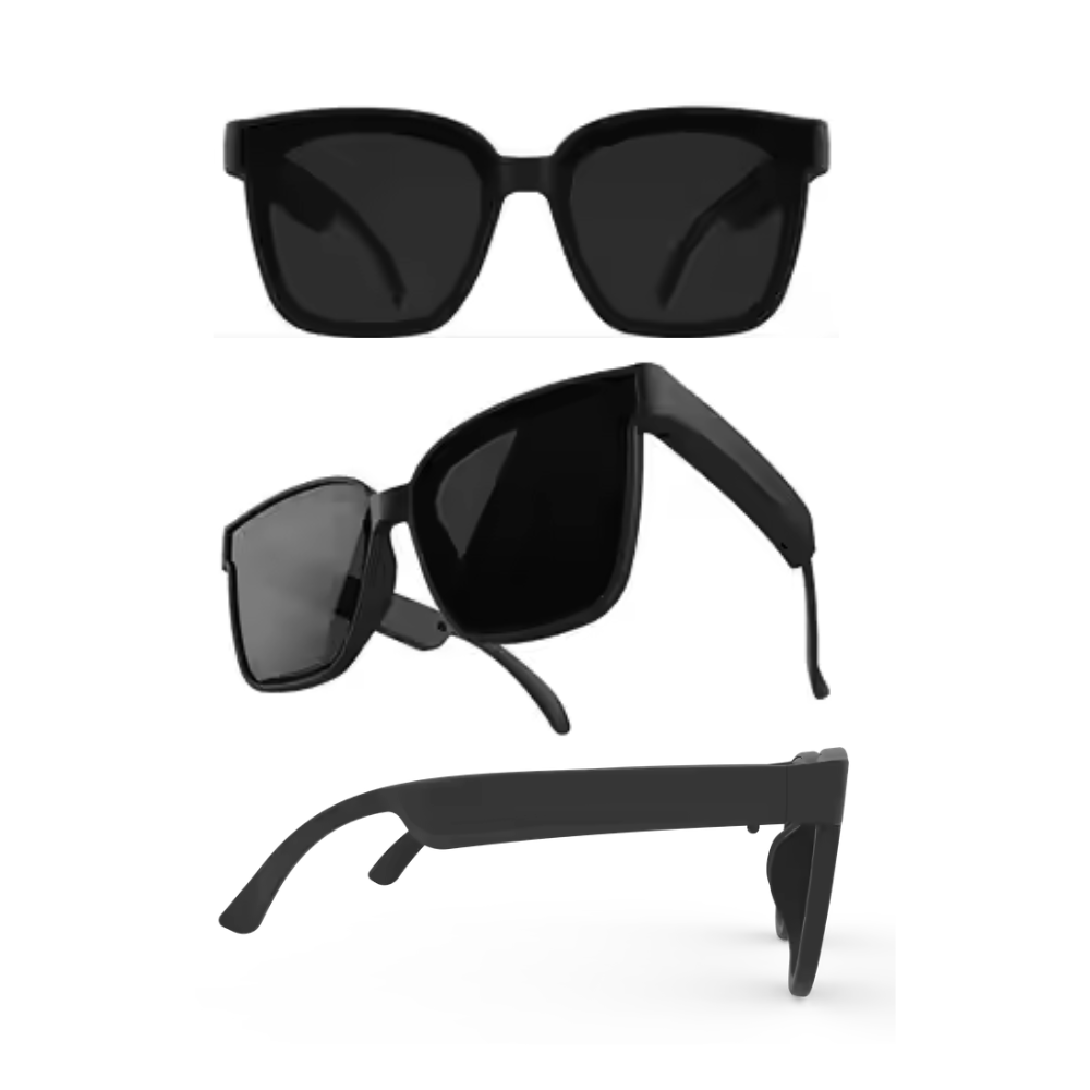 Lentes de sol modernos con audifonos Bluetooth