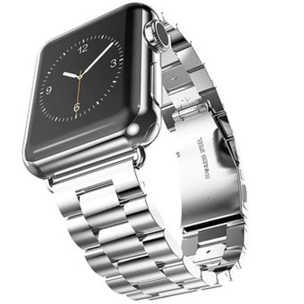 Correa de acero en eslabones para Apple Watch 4/5/6/7/8/9/SE/Ultra